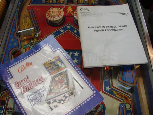 1978 Bally Evel Knievel Home Model Pinball Machine Image