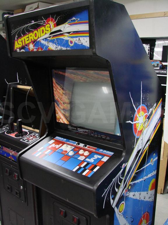 1979 Atari Asteroids Stand Up Arcade Game