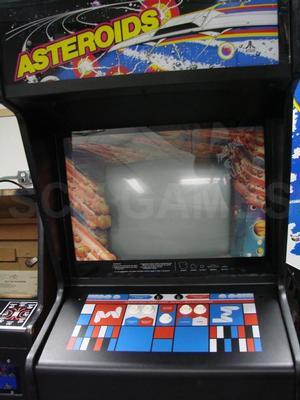 1979 Atari Asteroids Stand Up Arcade Game Image