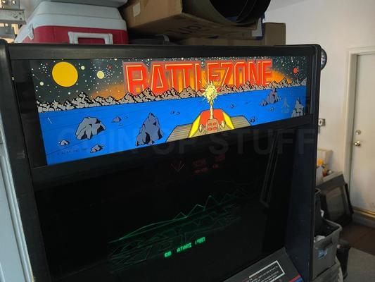 1980 Atari Battlezone Open Face Upright Arcade Machine Image