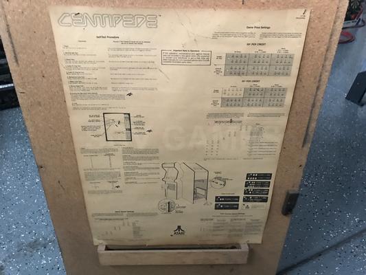 1980 Atari Centipede Upright Arcade Machine Image