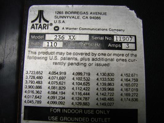 1980 Atari Missile Command Upright Image