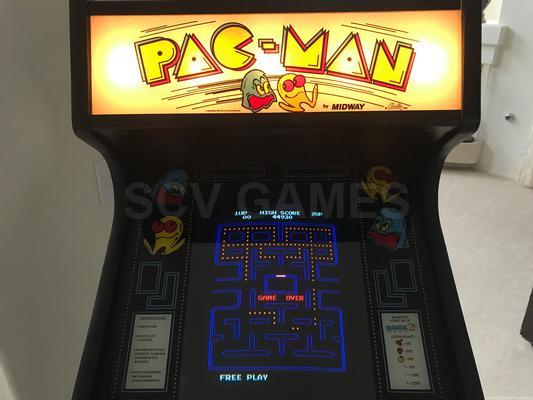 1980 Midway Pac-Man Cabaret Arcade Game Image