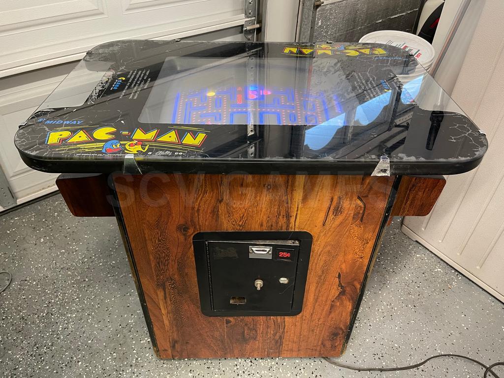 1980 Midway Pac-Man Cocktail Arcade Machine