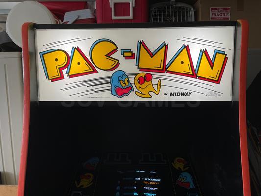 1980 Midway Pac-Man Upright Arcade Machine Image