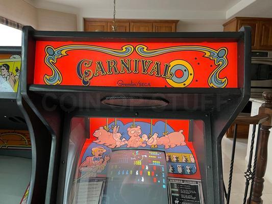 1980 Sega Gremlin Carnival Upright Arcade Machine Image