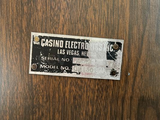 1980's CEI Video Poker Machine Image