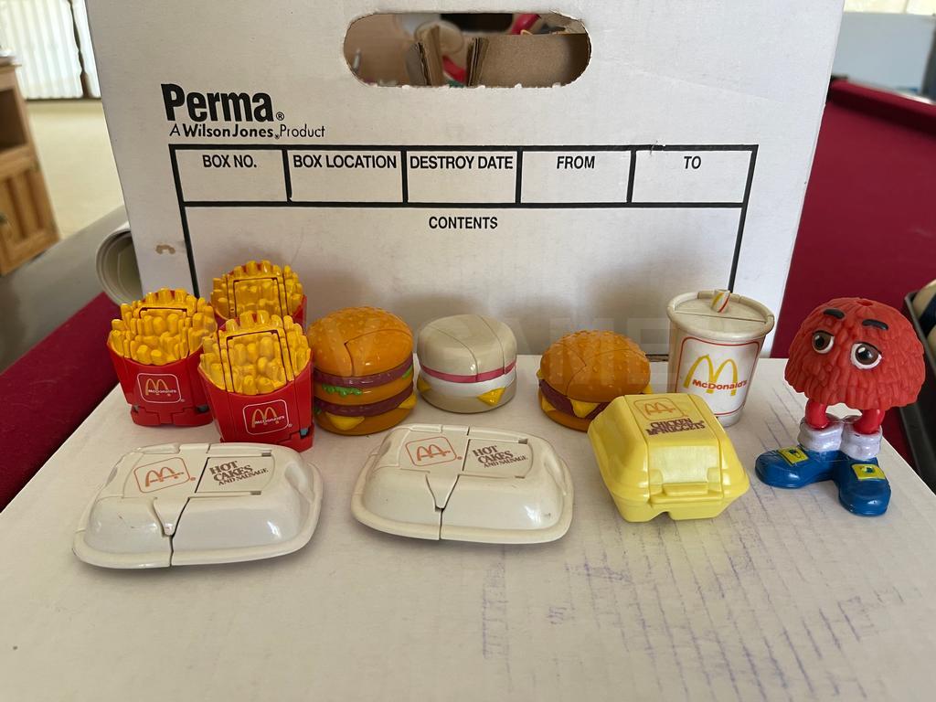 1980's Vintage McDonalds Happy Meal Transformers