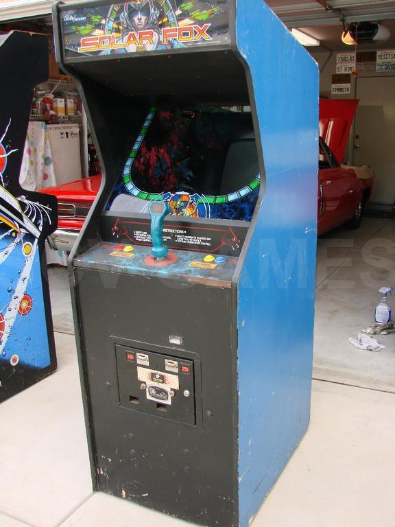 1981 Bally Midway Solar Fox Upright Arcade Game