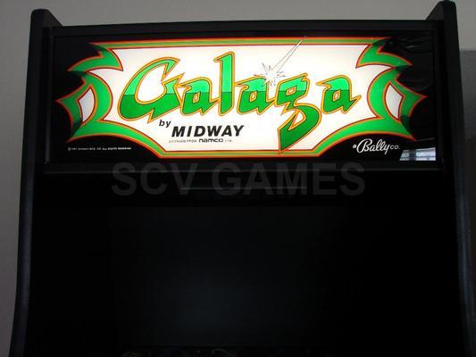 1981 Midway Galaga Stand Up Arcade Game Restored Image