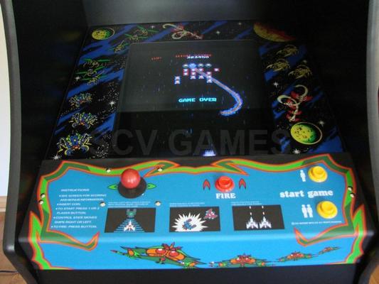 1981 Midway Galaga Stand Up Arcade Game Restored Image