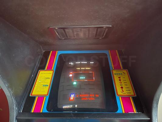 1981 Midway Ms. Pac-Man Cabaret Arcade Machine Image