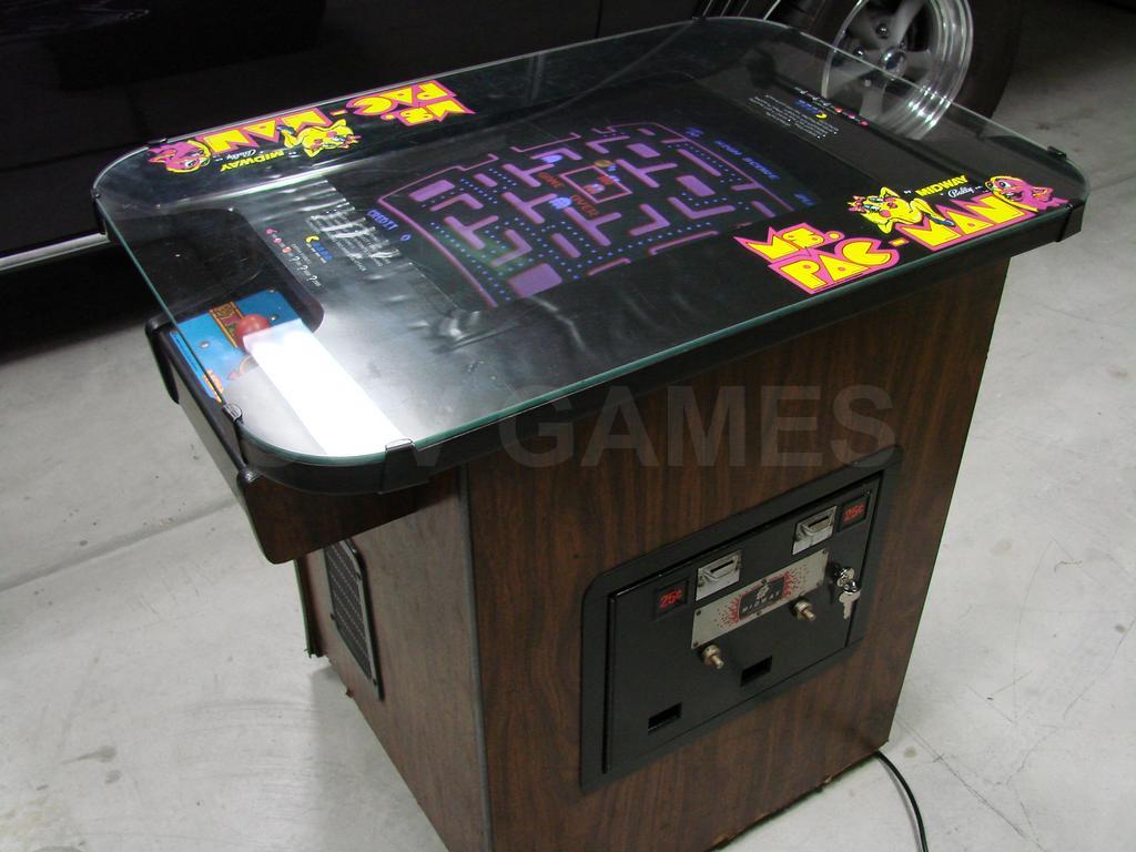 1981 Midway Ms. Pac-Man Cocktail Arcade Machine