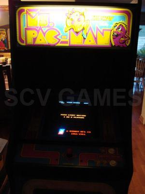 1981 Midway Ms. Pac-Man Stand Up Arcade Machine Image