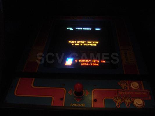 1981 Midway Ms. Pac-Man Stand Up Arcade Machine Image