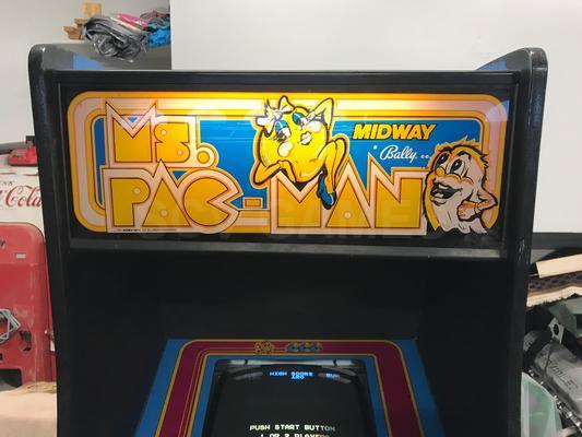 1981 Midway Ms Pac-Man Upright Arcade Machine Image