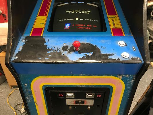 1981 Midway Ms Pac-Man Upright Arcade Machine Image