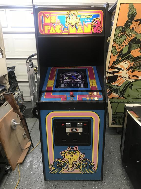 1981 Midway Ms Pac-Man Upright Arcade Machine