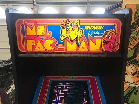 1981 Midway Ms Pac-Man Upright Arcade Machine Image