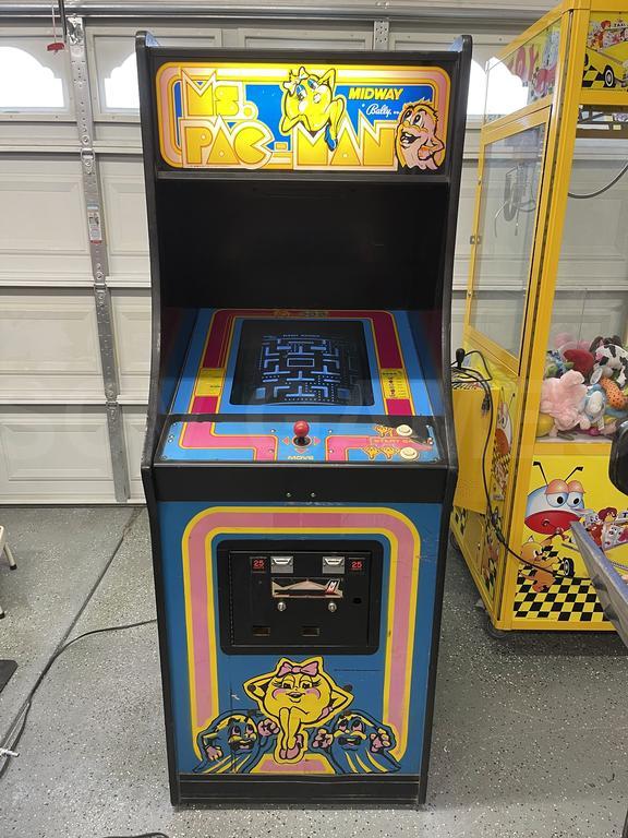 1981 Midway Ms. Pac-Man Upright Arcade Machine