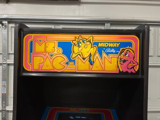 1981 Midway Ms. Pac-Man Upright Arcade Machine Image