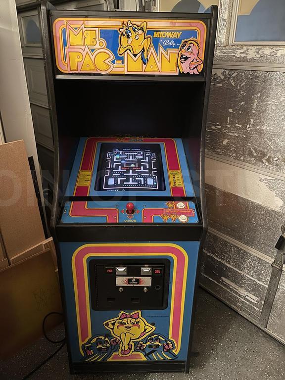 1981 Midway Ms. Pac-Man Upright Arcade Machine