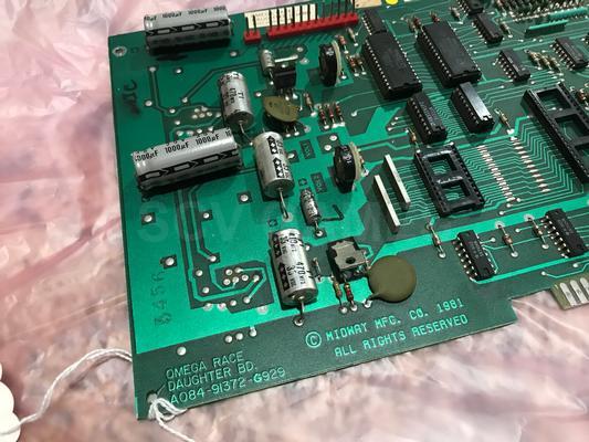 1981 Midway Omega Race Arcade Daughter Circuit Board Image