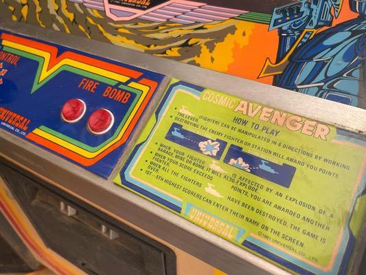 1981 Universal Cosmic Avenger Upright Arcade Machine Image