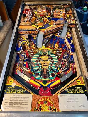 1981 Williams Pharaoh Pinball Machine Image