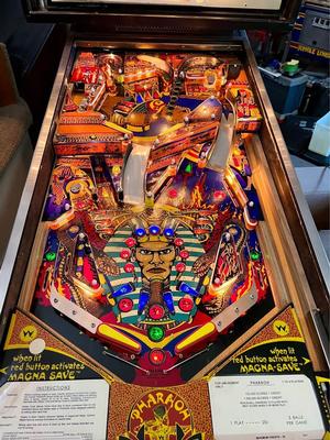 1981 Williams Pharaoh Pinball Machine Image