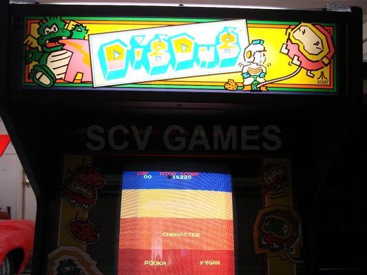 1982 Atari Dig Dug Upright Arcade Machine Image