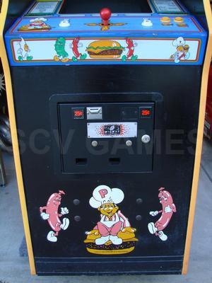 1982 Midway BurgerTime Upright Arcade Machine Image