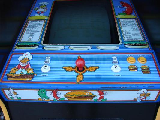 1982 Midway BurgerTime Upright Arcade Machine Image