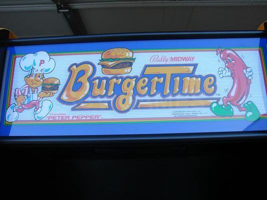 1982 Midway BurgerTime Upright Arcade Machine Image