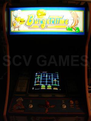 1982 Midway BurgerTime Upright Arcade Machine Image