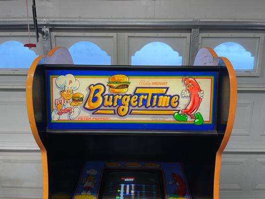 1982 Midway BurgerTime Upright Arcade Machine Image