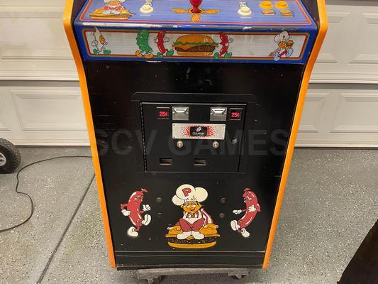 1982 Midway BurgerTime Upright Arcade Machine Image