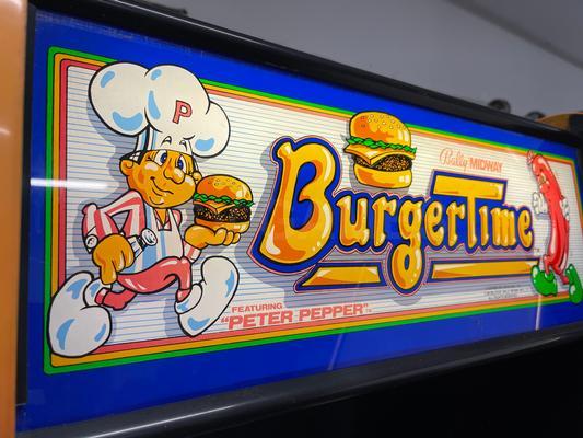 1982 Midway BurgerTime Upright Arcade Machine Image