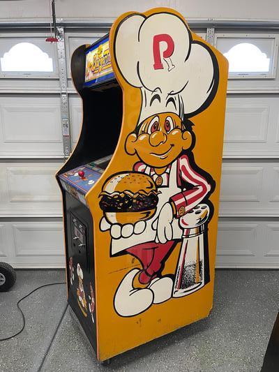 1982 Midway BurgerTime Upright Arcade Machine Image