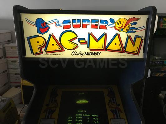 1982 Midway Super Pac-Man Upright Arcade Machine Image