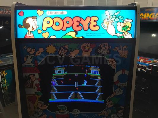 1982 Nintendo Popeye Upright Arcade Video Machine Image