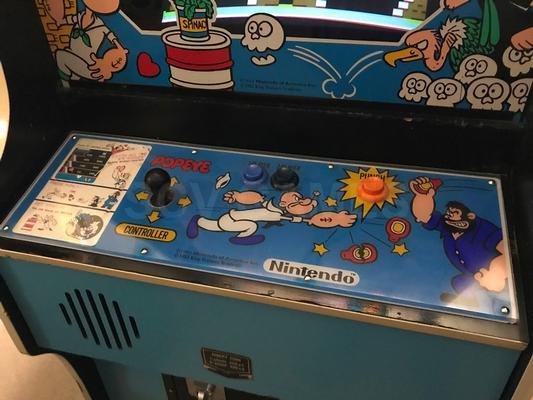 1982 Nintendo Popeye Upright Arcade Video Machine Image