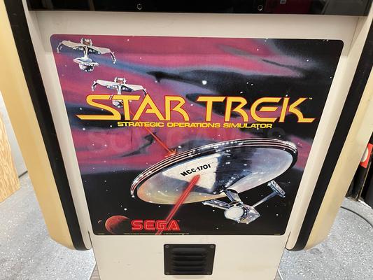 1982 Sega Star Trek Environmental Cockpit Arcade Machine Image