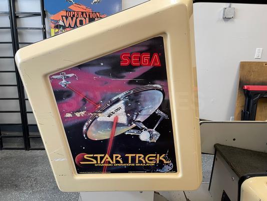 1982 Sega Star Trek Environmental Cockpit Arcade Machine Image