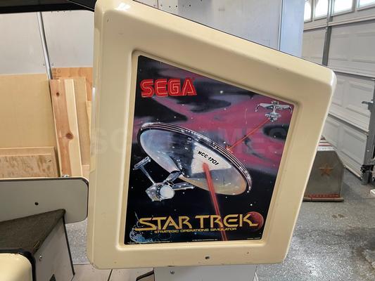 1982 Sega Star Trek Environmental Cockpit Arcade Machine Image