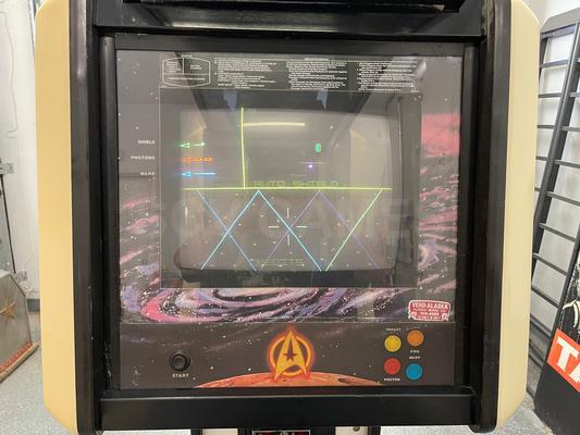 1982 Sega Star Trek Environmental Cockpit Arcade Machine Image