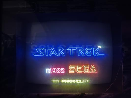 1982 Sega Star Trek Environmental Cockpit Arcade Machine Image