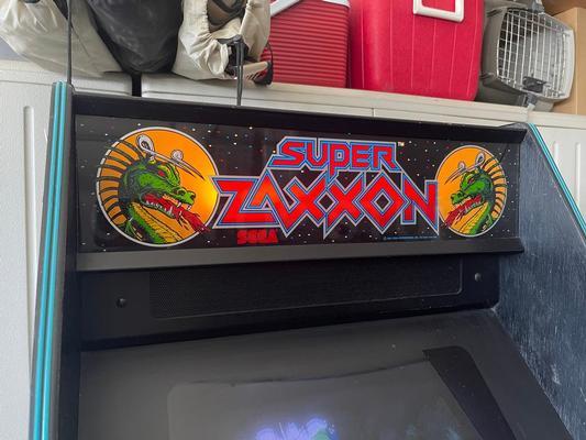 1982 Sega Super Zaxxon Cabaret Arcade Machine Image