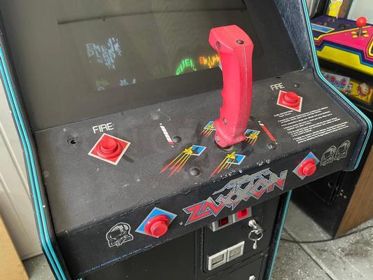 1982 Sega Super Zaxxon Cabaret Arcade Machine Image