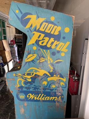 1982 Williams Moon Patrol Upright Arcade Machine Image